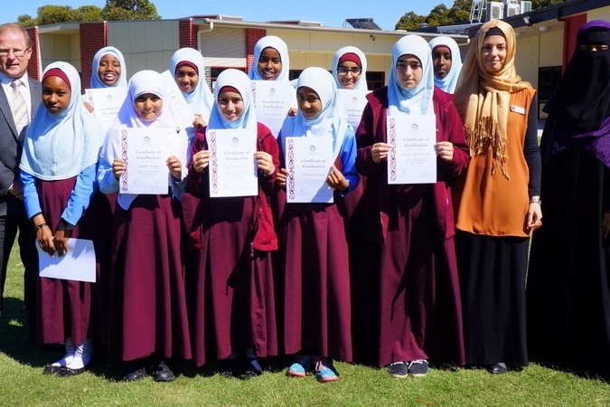 Year 6 student graduates